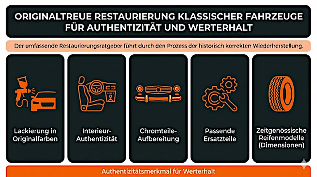 Originaltreue Restaurierung klassischer Fahrzeuge