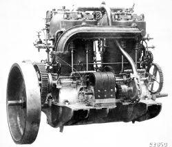 Maybachs Vierzylindermotor 