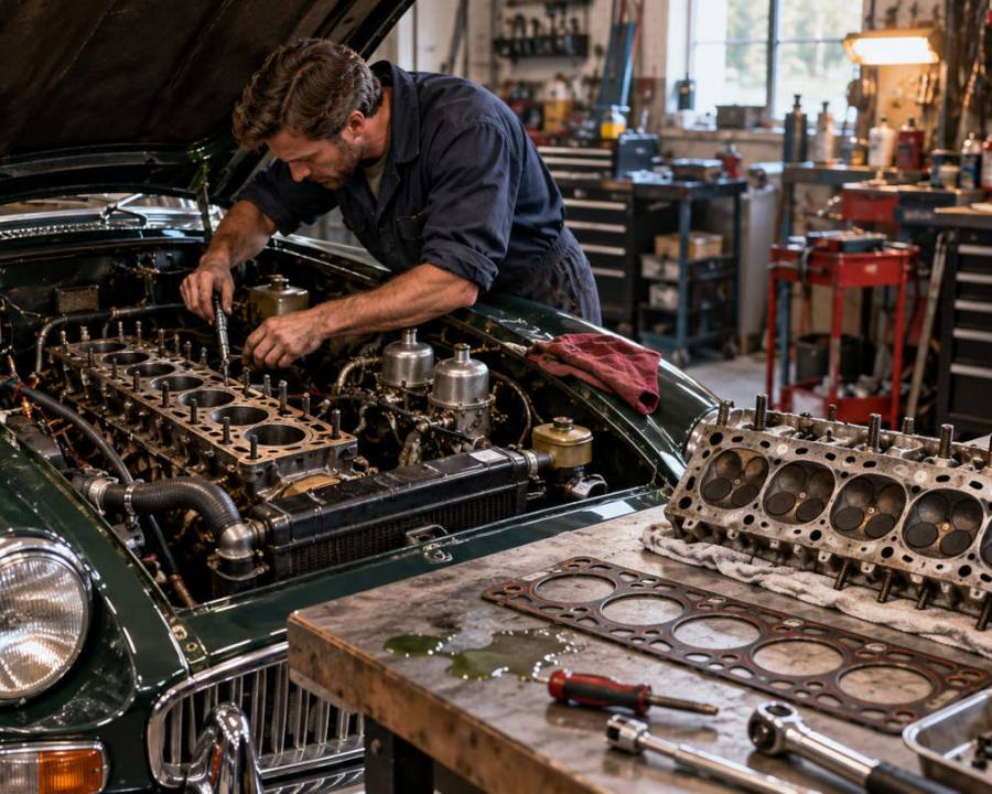 Zylinderkopf bei Oldtimern: Schäden erkennen, instand setzen oder ersetzen?